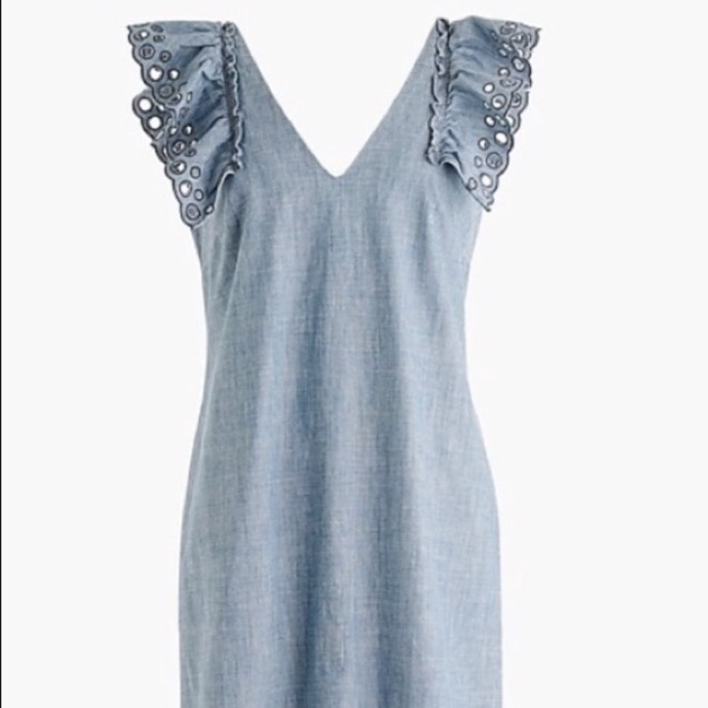 J Crew soft denim dress